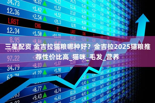三星配资 金吉拉猫粮哪种好？金吉拉2025猫粮推荐性价比高_猫咪_毛发_营养