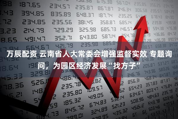 万辰配资 云南省人大常委会增强监督实效 专题询问，为园区经济发展“找方子”